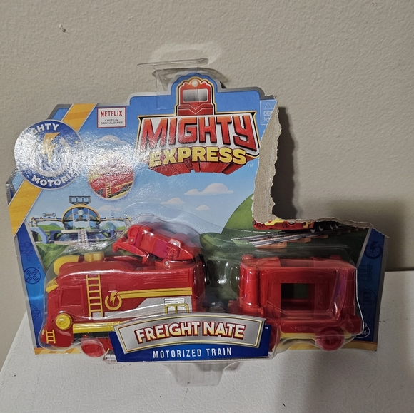 Mighty Express FREIGHT NATE Motorized Red Train  Netflix Series  Toy Train  NEW - Picture 1 of 5